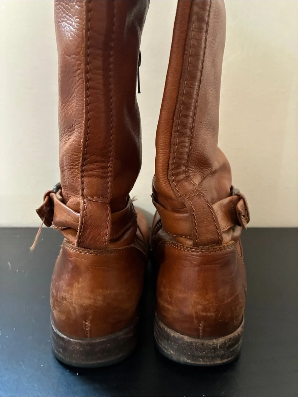 Frye Women's Phillip Riding Boots in a whiskey size 9.5